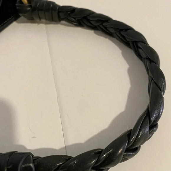 Francesco Biasia black leather hobo handbag - Picture 12 of 12